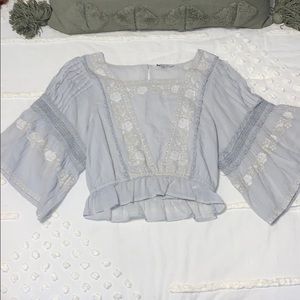 American Eagle Cropped Shirt